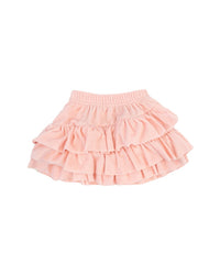 Oh Baby! Terry Asymmetric Layered Skirt