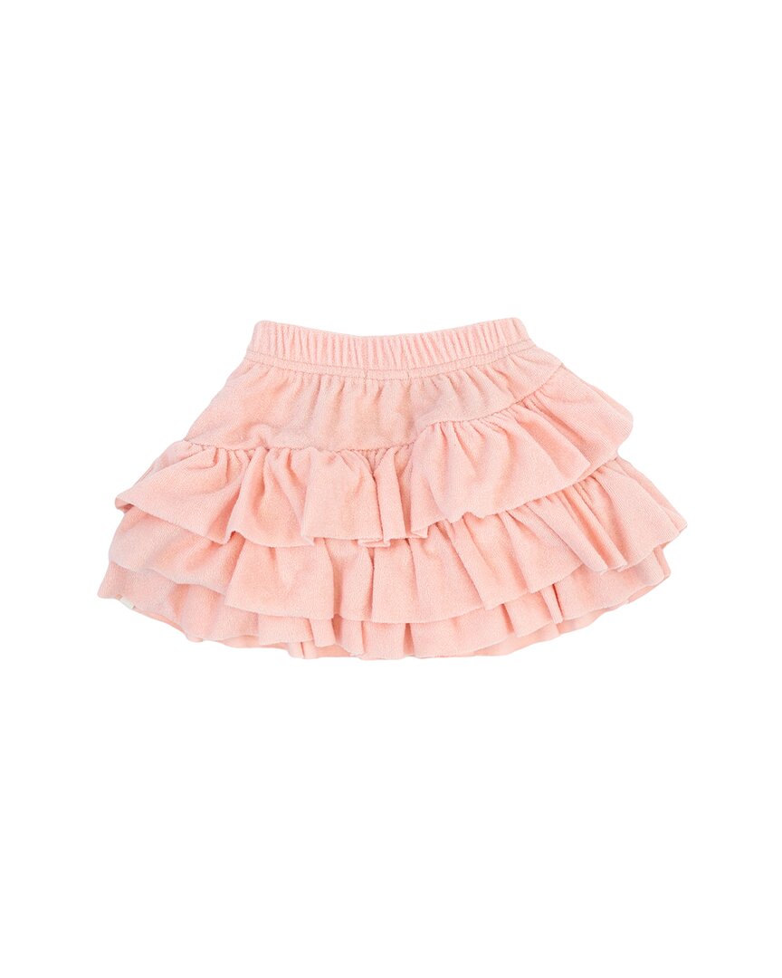 Oh Baby! Terry Asymmetric Layered Skirt