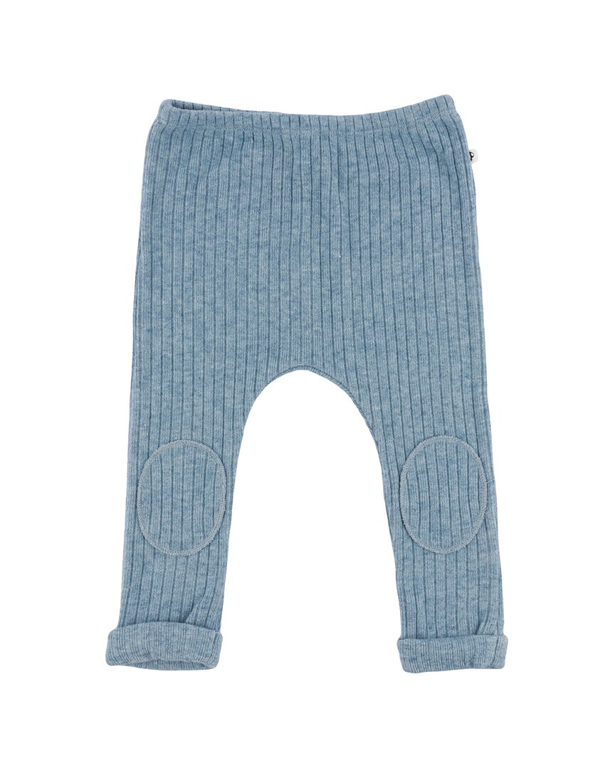 Oh Baby! Wide Rib Fuzzy Sweater Knit Patch Pant