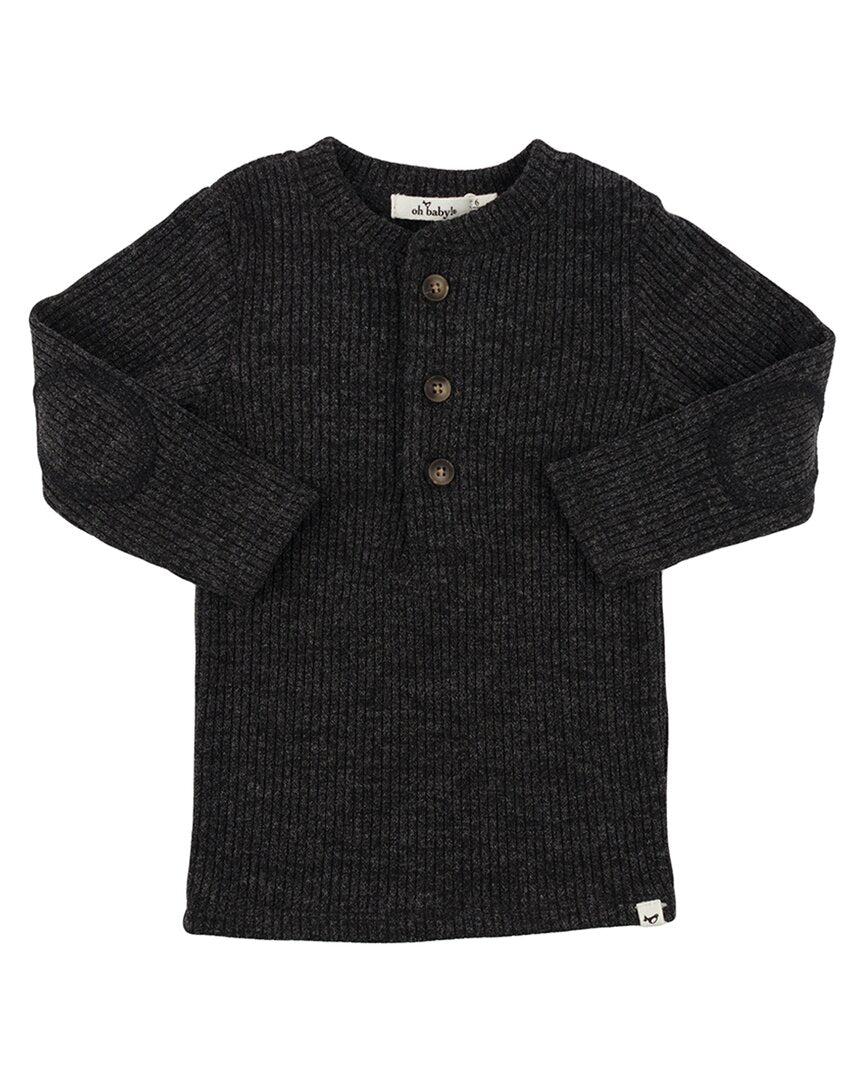 Oh Baby! Wide Rib Fuzzy Sweater