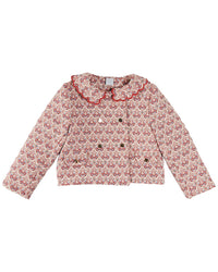 Pepa London Iris Jacquard Statement Collar Jacket