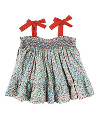 Pepa London Evelyn Floral Smock Detail Tie Strap Top
