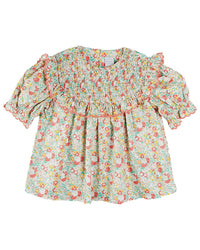 Pepa London Clementine Floral Smocked Detail Short