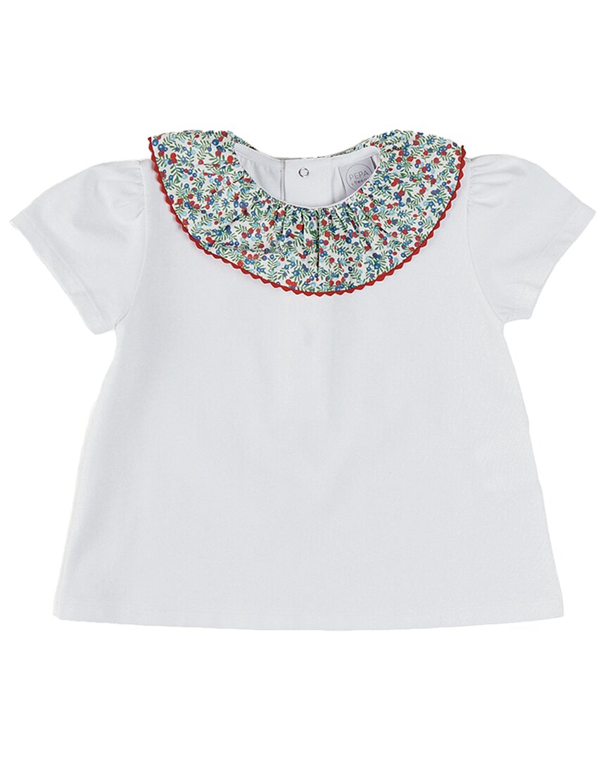 Pepa London Evelyn Floral Ruffle Collar Top