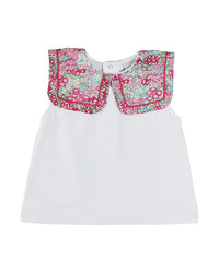 Pepa London Viola Floral Bib Collar Top