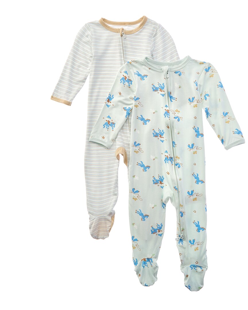 Shabby Chic Shabby Chic Set Of 2 Footie Pajamas