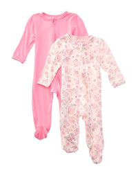 Shabby Chic Shabby Chic Set Of 2 Footie Pajamas