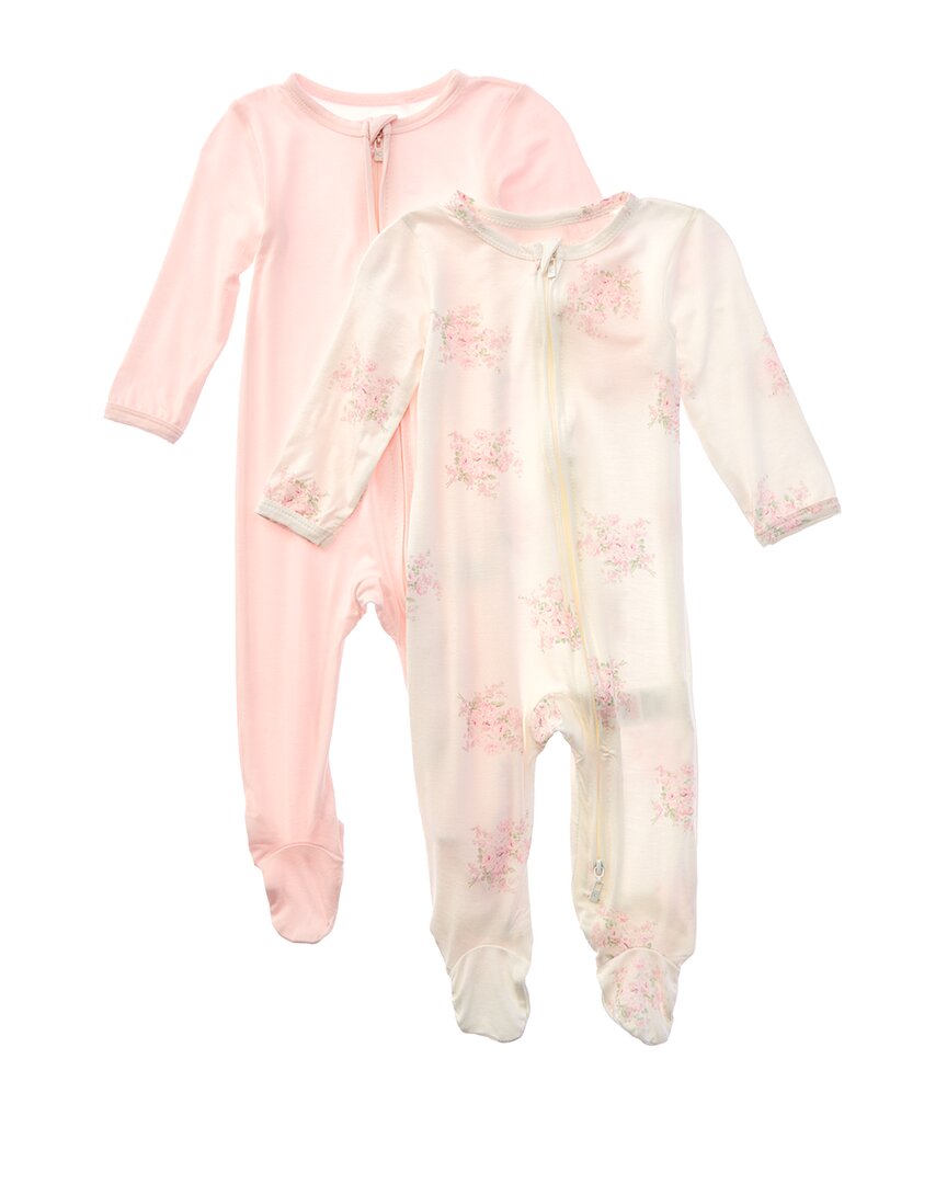 Shabby Chic Shabby Chic Set Of 2 Footie Pajamas