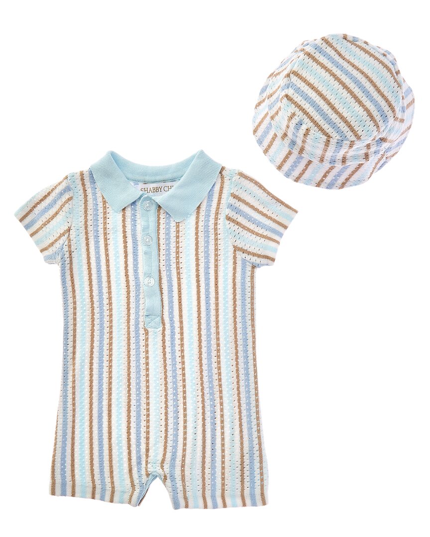 Shabby Chic Shabby Chic 2Pc Shortalls Set