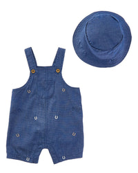 Shabby Chic Shabby Chic 2Pc Shortalls Set
