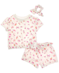 Shabby Chic Shabby Chic 3Pc Short Set