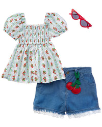 Rachel Zoe Rachel Zoe 3Pc Top & Short Set