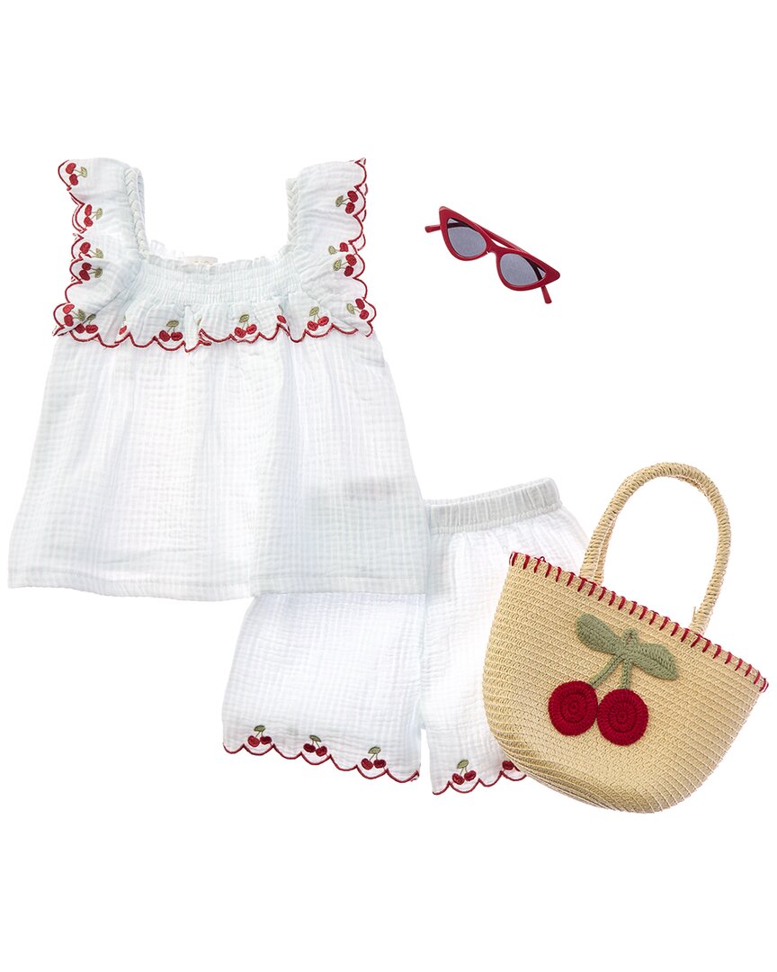 Rachel Zoe 4Pc Top & Short Set