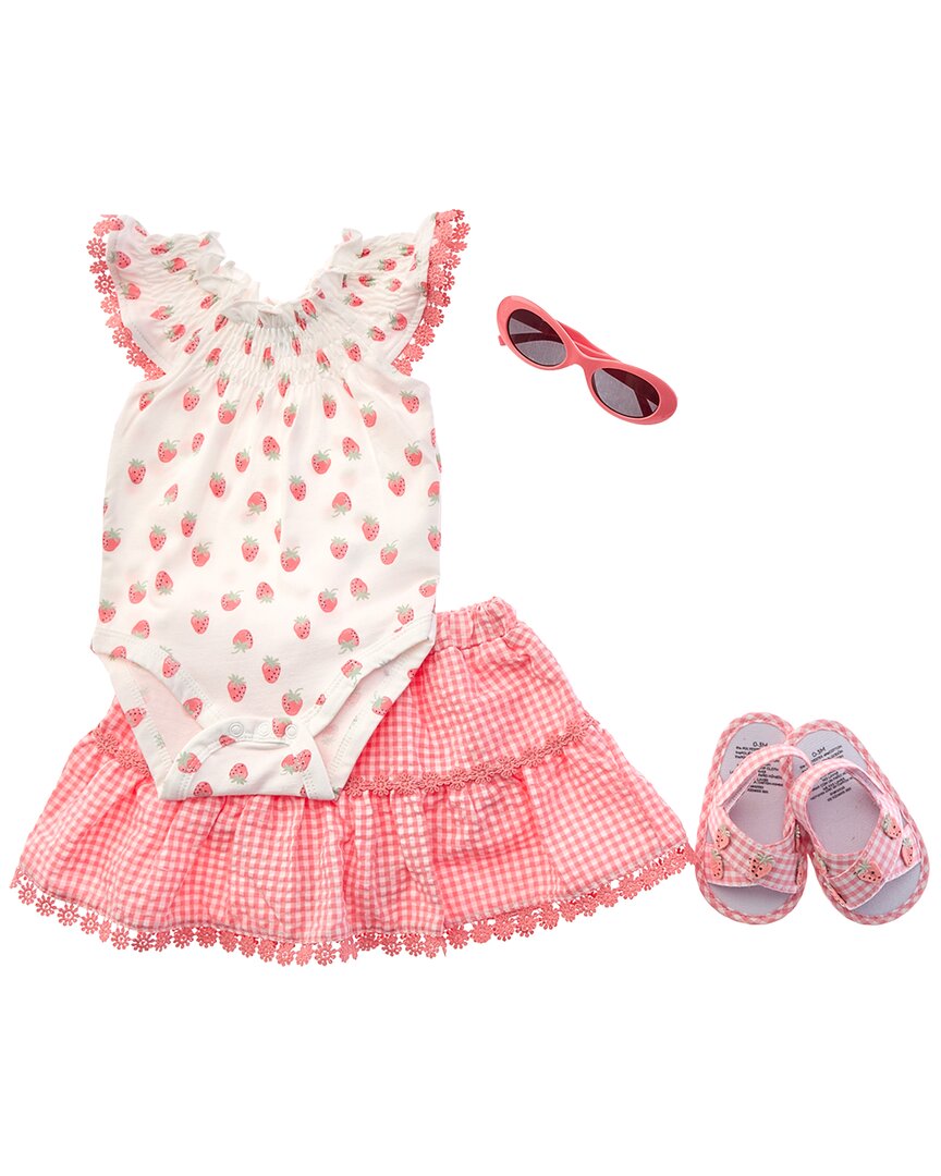 Rachel Zoe 4Pc Romper & Skirt Set