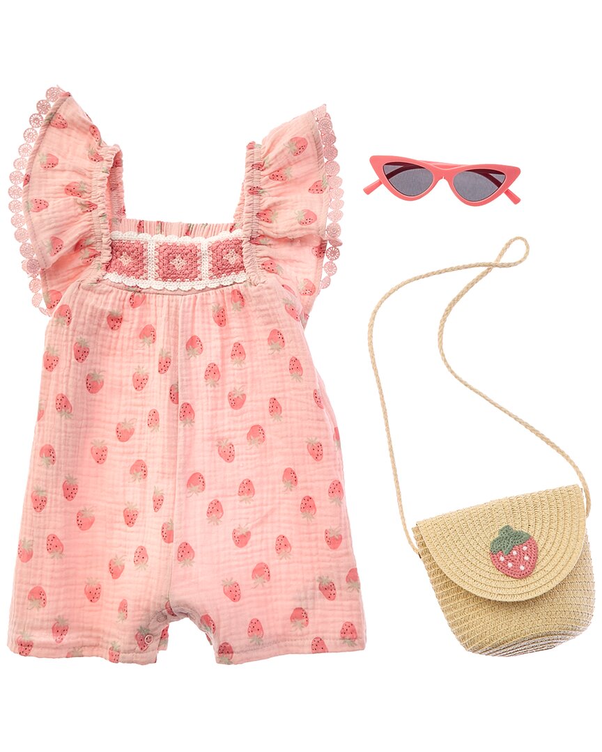 Rachel Zoe 3Pc Romper Set