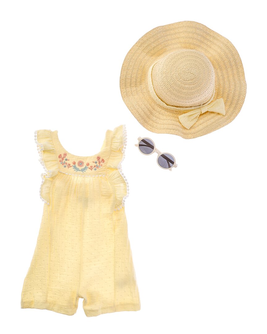 Rachel Zoe 3Pc Romper Set