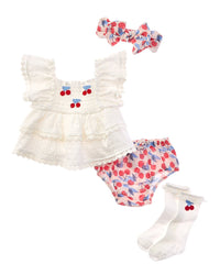 Rachel Zoe 4Pc Top & Short Set