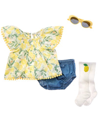 Rachel Zoe 4Pc Top & Short Set