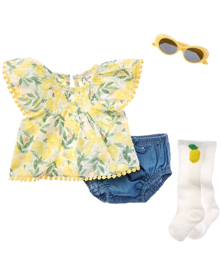 Rachel Zoe 4Pc Top & Short Set