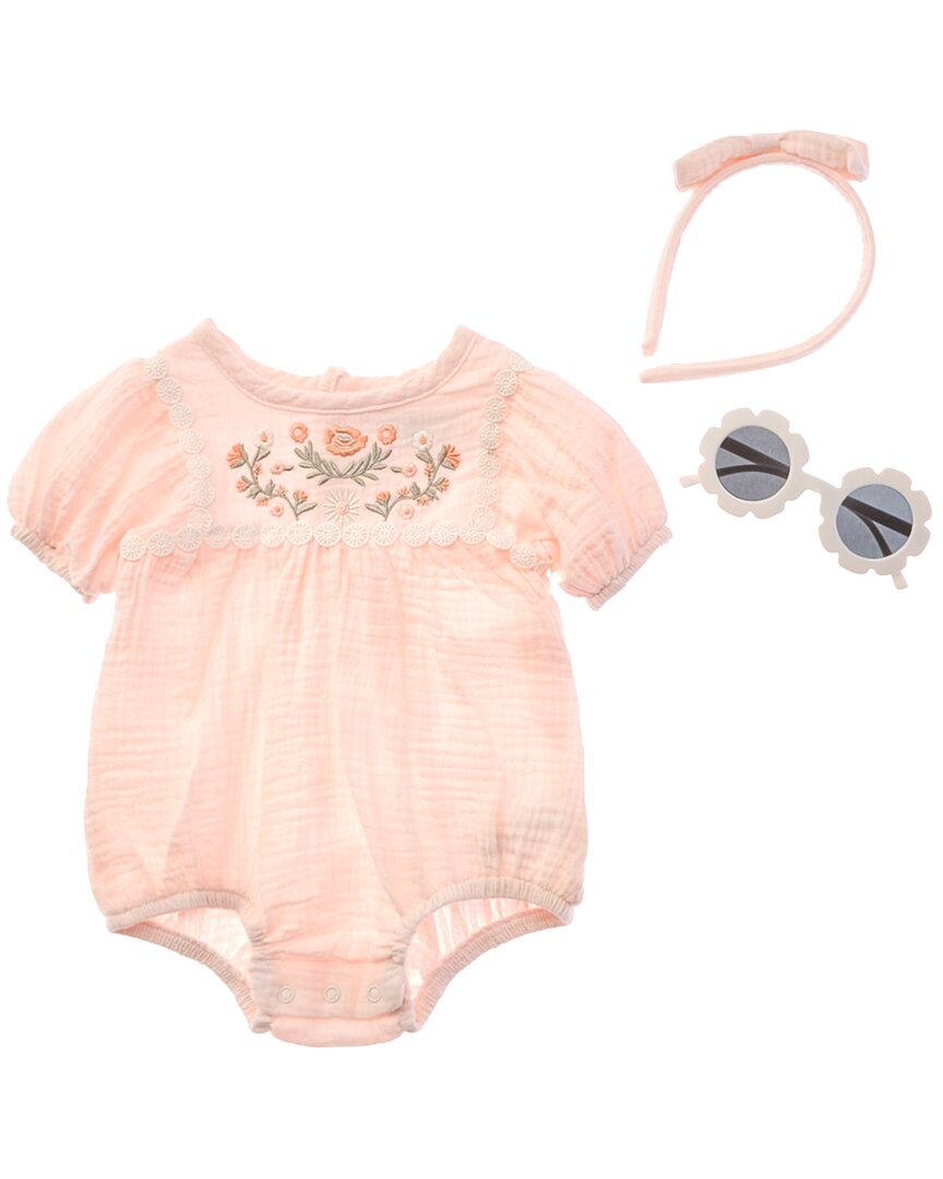 Rachel Zoe 3Pc Romper Set