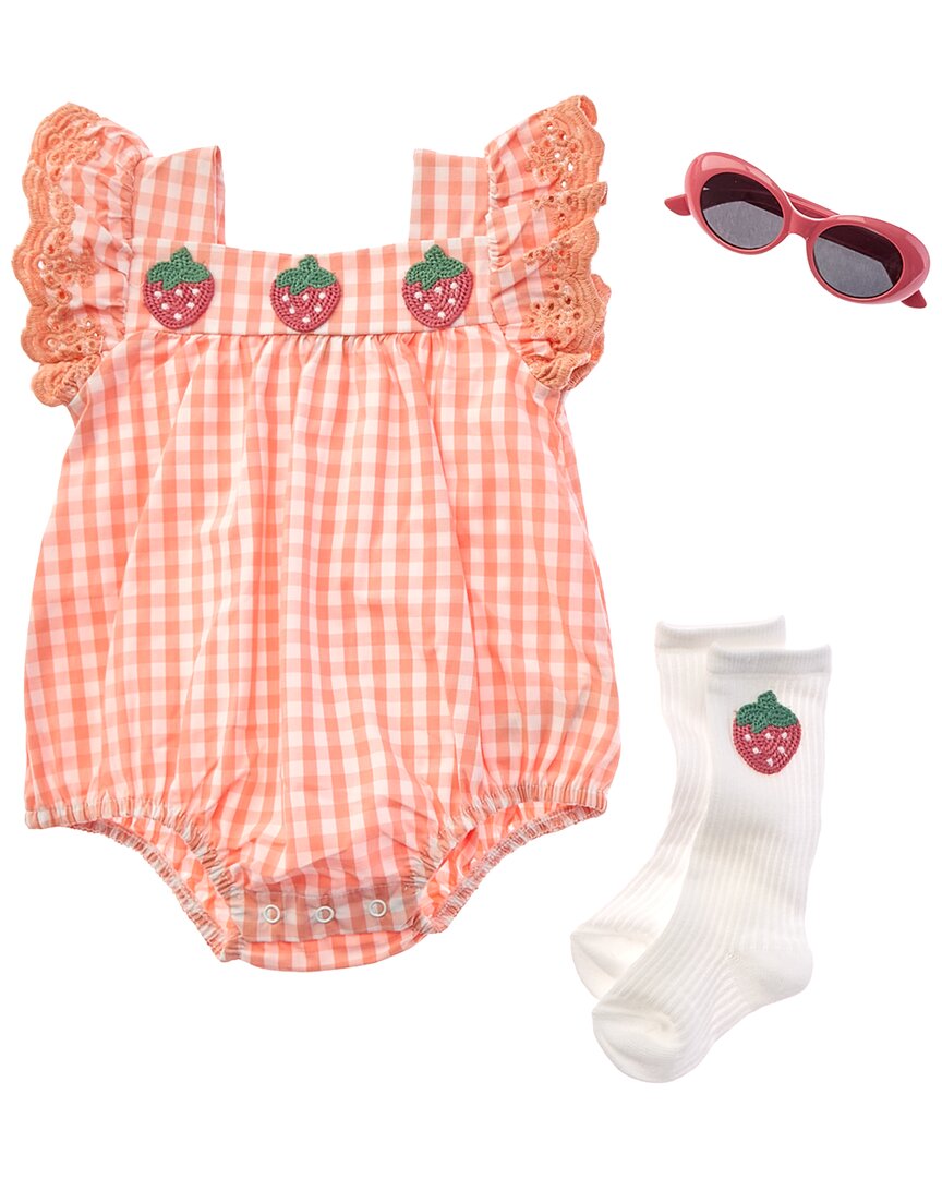 Rachel Zoe 3Pc Romper Set
