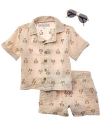 Rachel Zoe Rachel Zoe 3Pc Top & Short Set