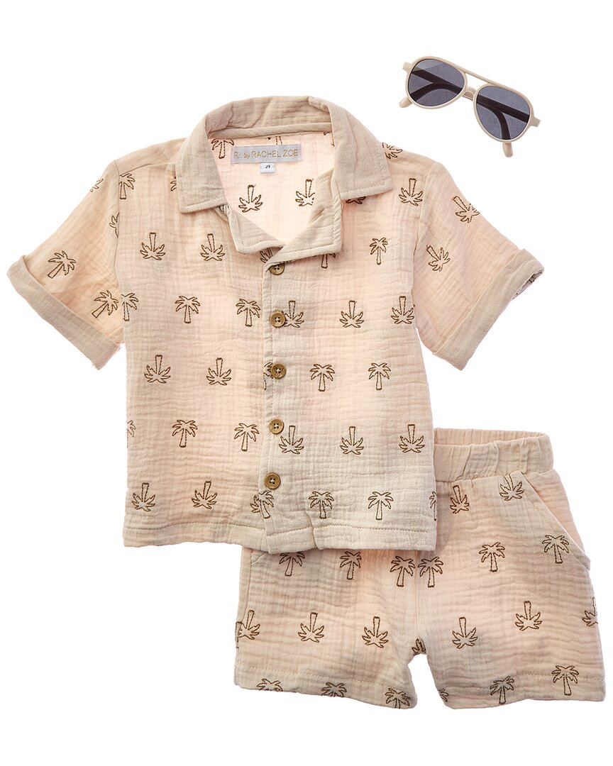 Rachel Zoe Rachel Zoe 3Pc Top & Short Set