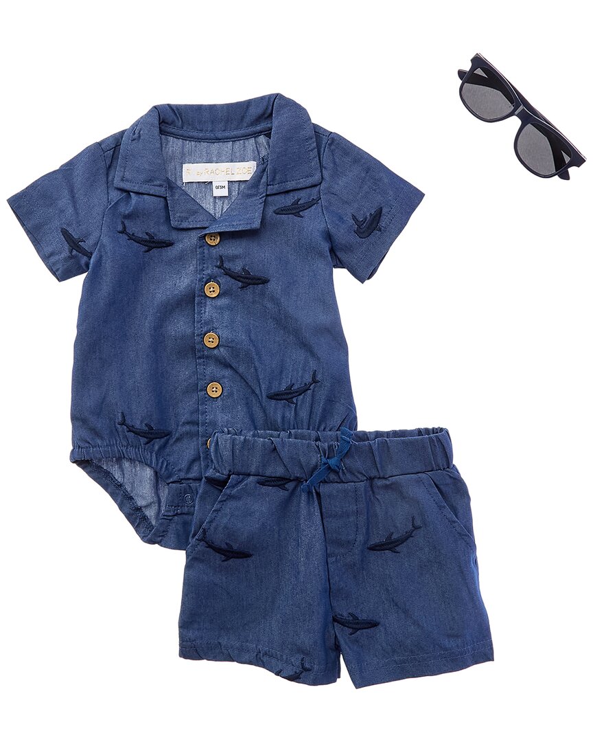 Rachel Zoe Rachel Zoe 3Pc Top & Short Set