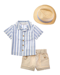 Rachel Zoe 3Pc Top & Short Set