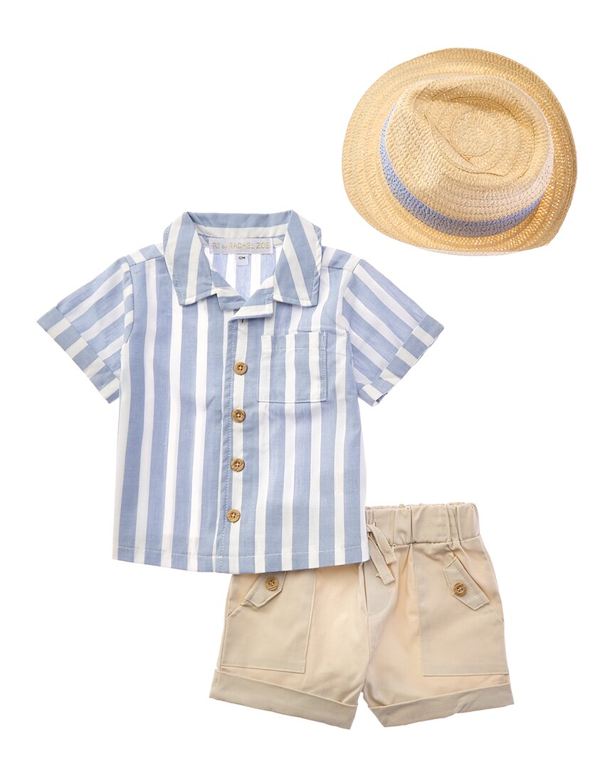 Rachel Zoe 3Pc Top & Short Set