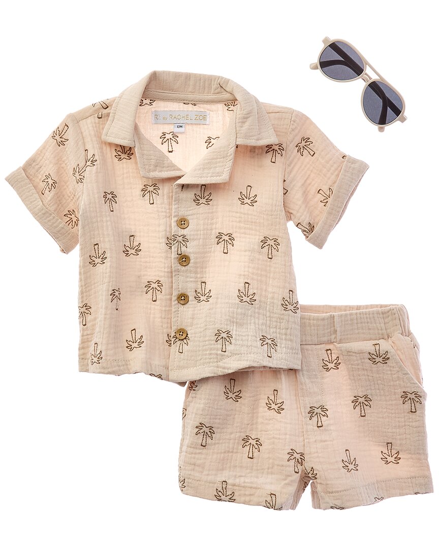 Rachel Zoe Rachel Zoe 3Pc Top & Short Set