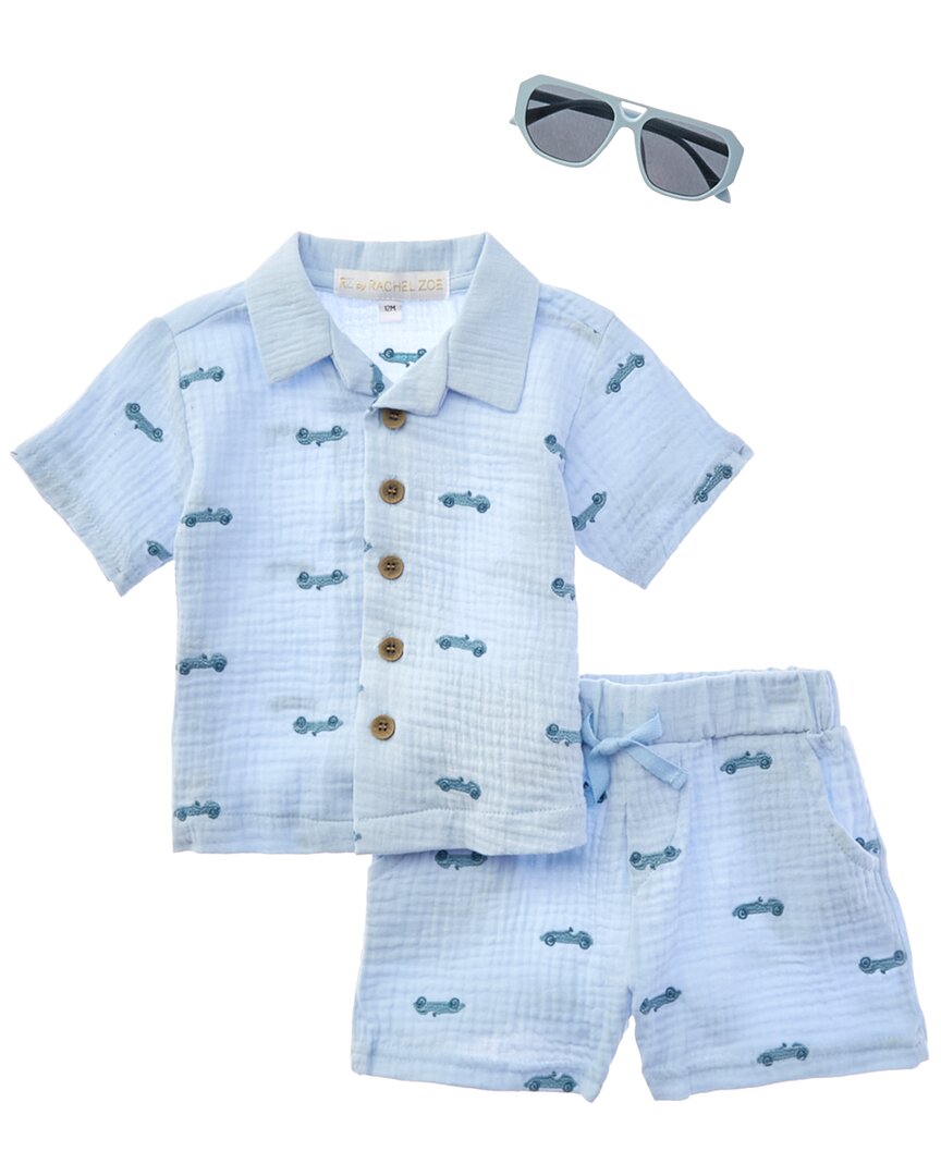 Rachel Zoe 3Pc Top & Short Set