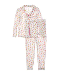 Preppy Goose 2Pc Rainbow Sloth Pajama Set