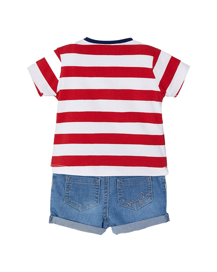 Mayoral Striped Puppy Set