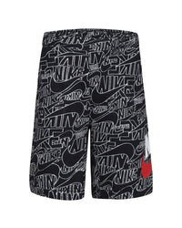 Nike All Over Logo Print Short Black