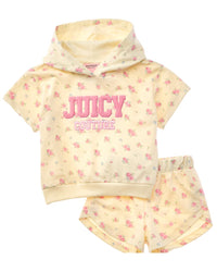 Juicy Couture 2Pc French Terry Top & Short Set