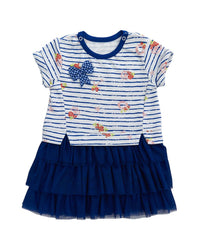 Andywawa Striped Flowers Dress