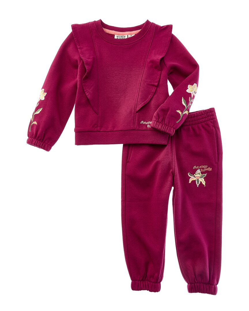 Scotch & Soda 2Pc Fleece Top & Pant Set