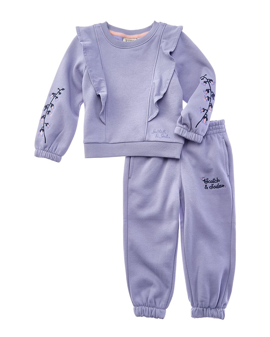 Scotch & Soda 2Pc Fleece Top & Pant Set