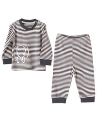 Andywawa Elephant Stripe Pajama Set