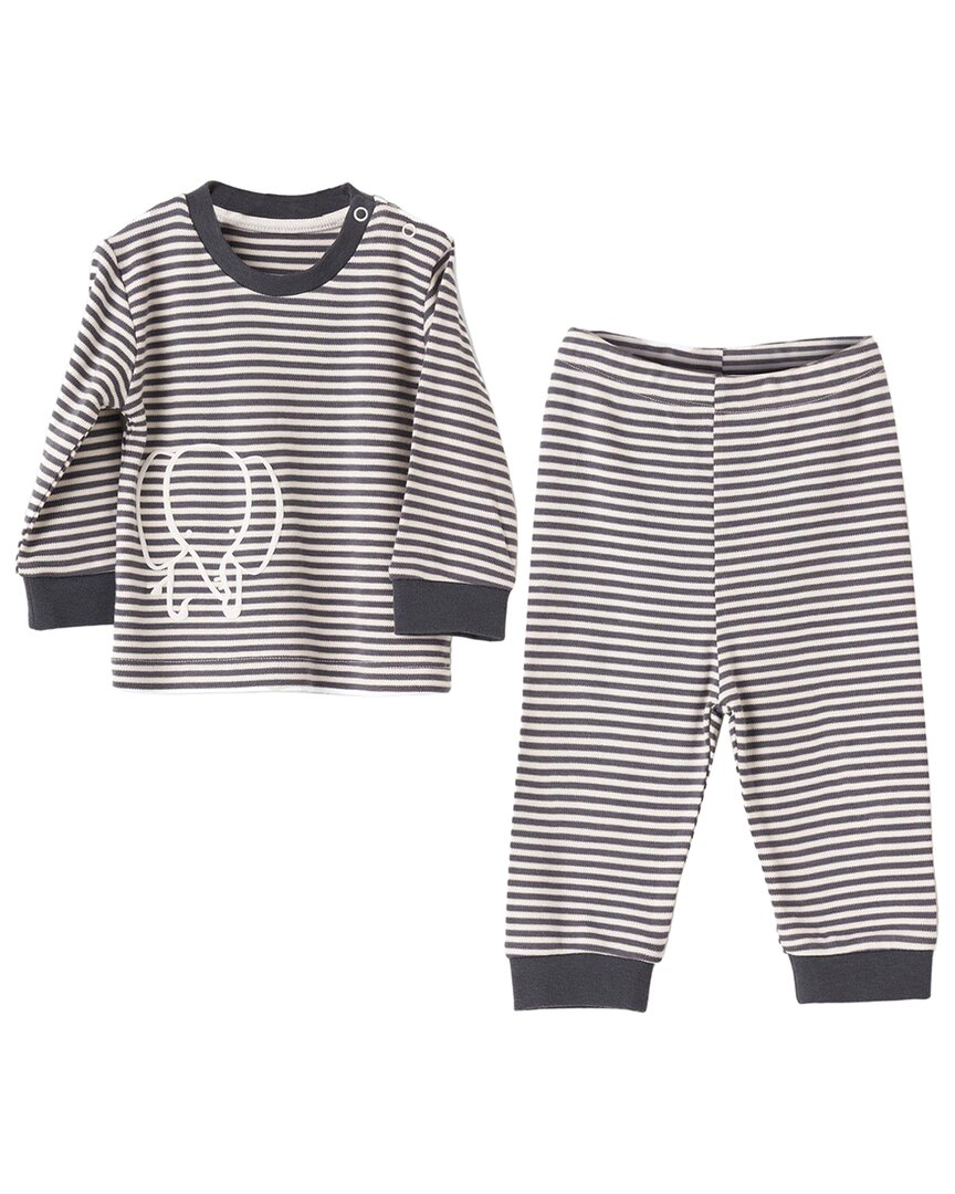Andywawa Elephant Stripe Pajama Set