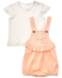 Andywawa Spring Birds Overall Outfit