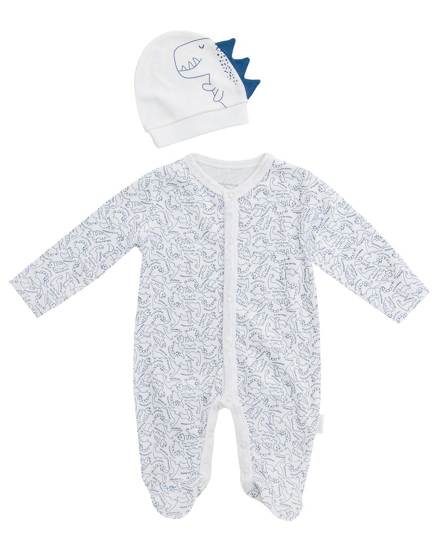 Andywawa Jurassic Print Babygrow & Beanie Set