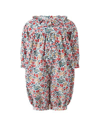 Rachel Riley Floral Frill Collar Babysuit