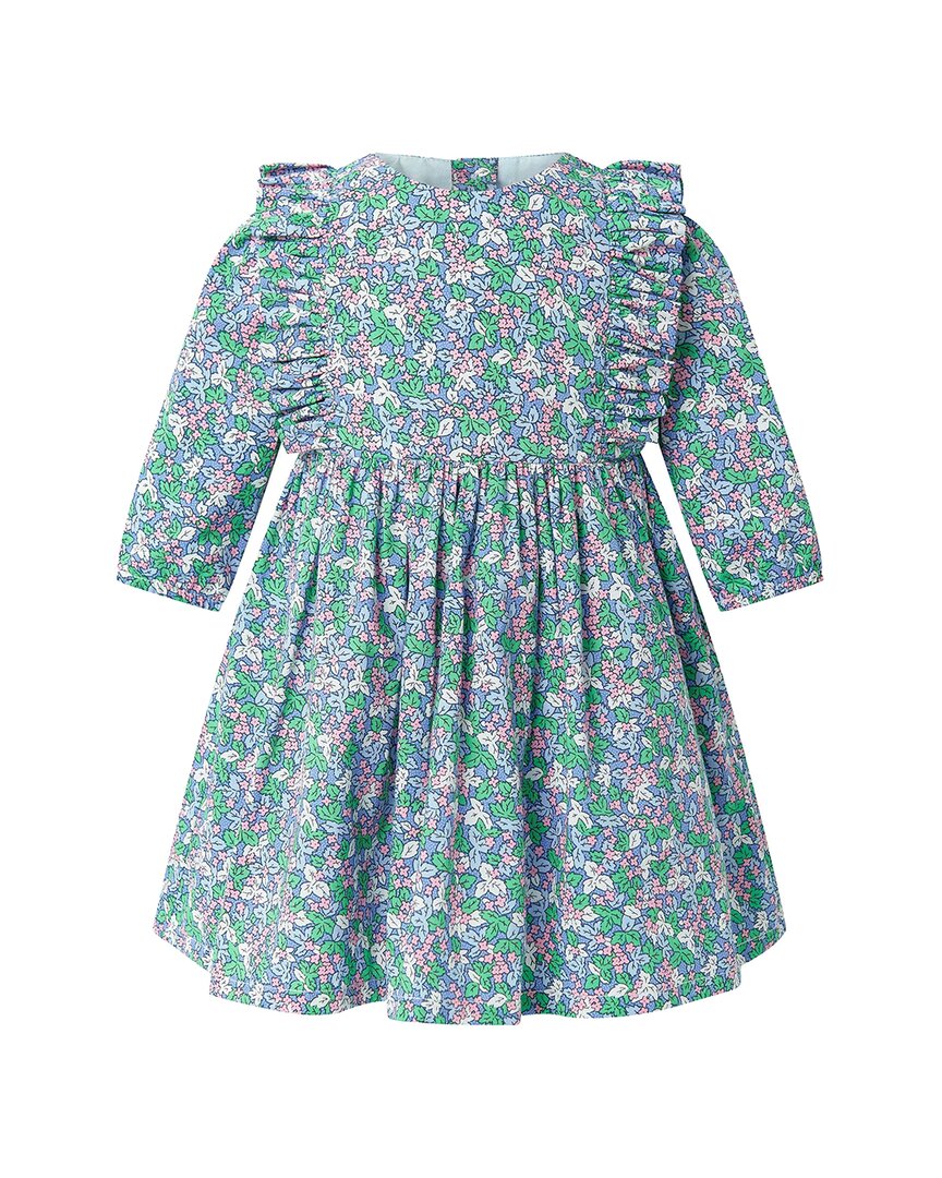 Rachel Riley 2Pc Winter Blossom Frill Dress & Bloomer