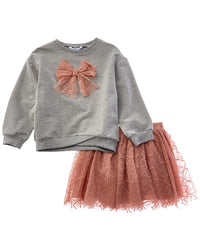 Mayoral 2Pc Skirt & Sweater Set