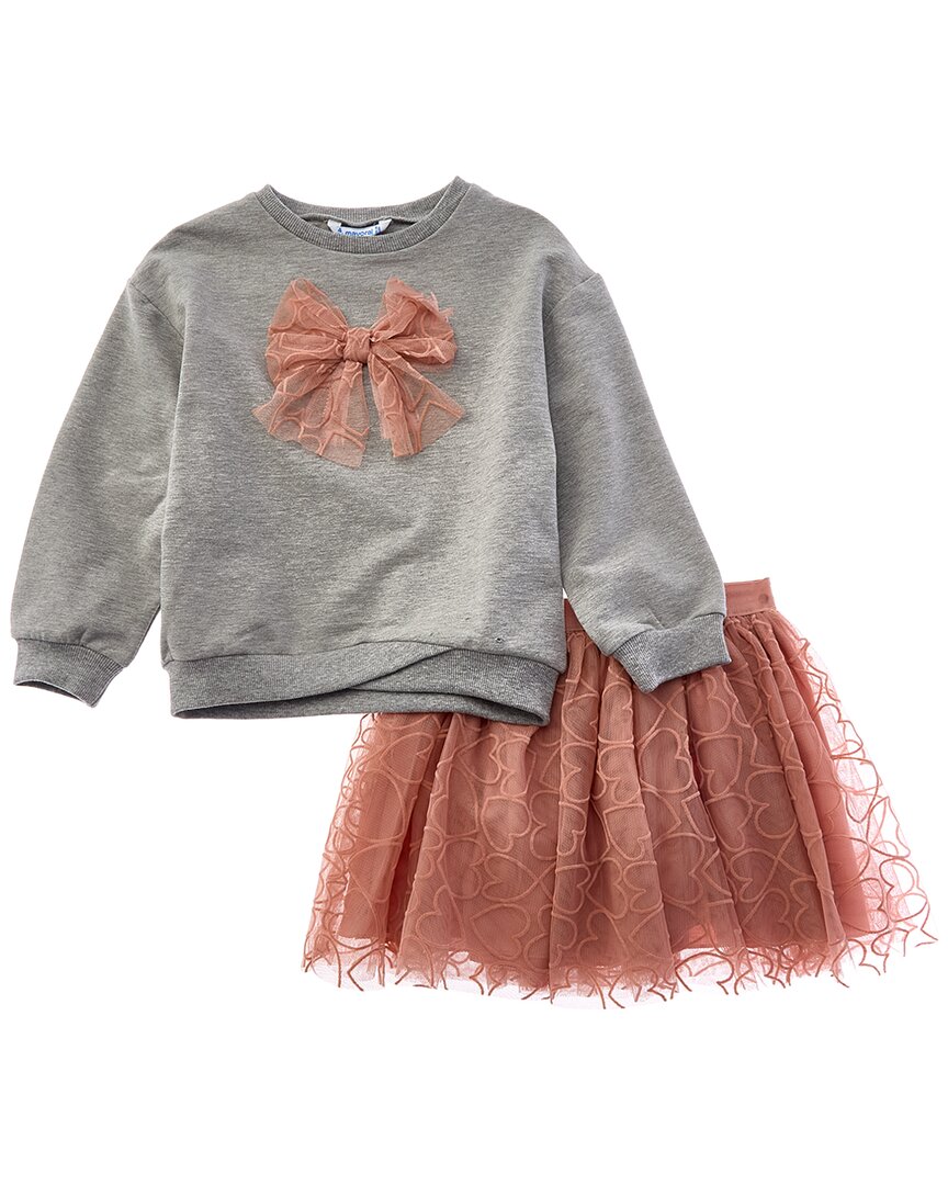 Mayoral 2Pc Skirt & Sweater Set