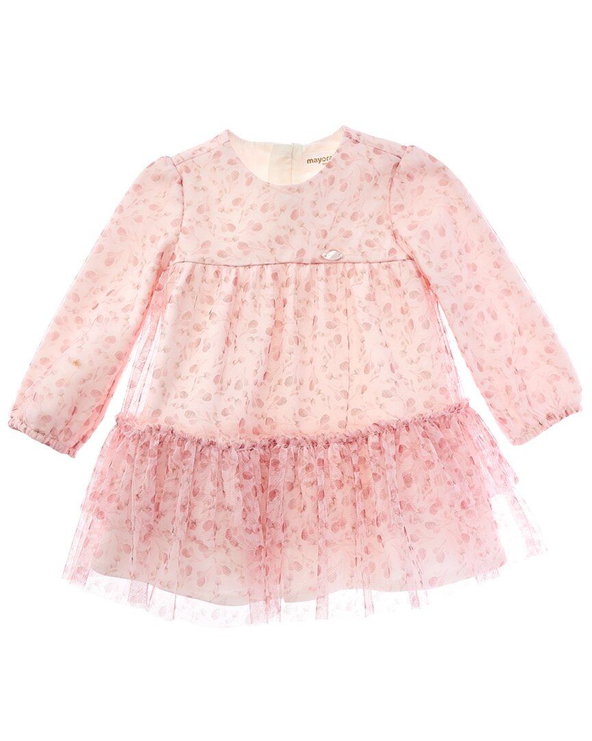 Mayoral Newborn Embroidered Dress
