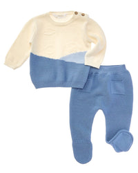 Mayoral Mayoral 2Pc Newborn Knit Pant & Sweatshirt Set