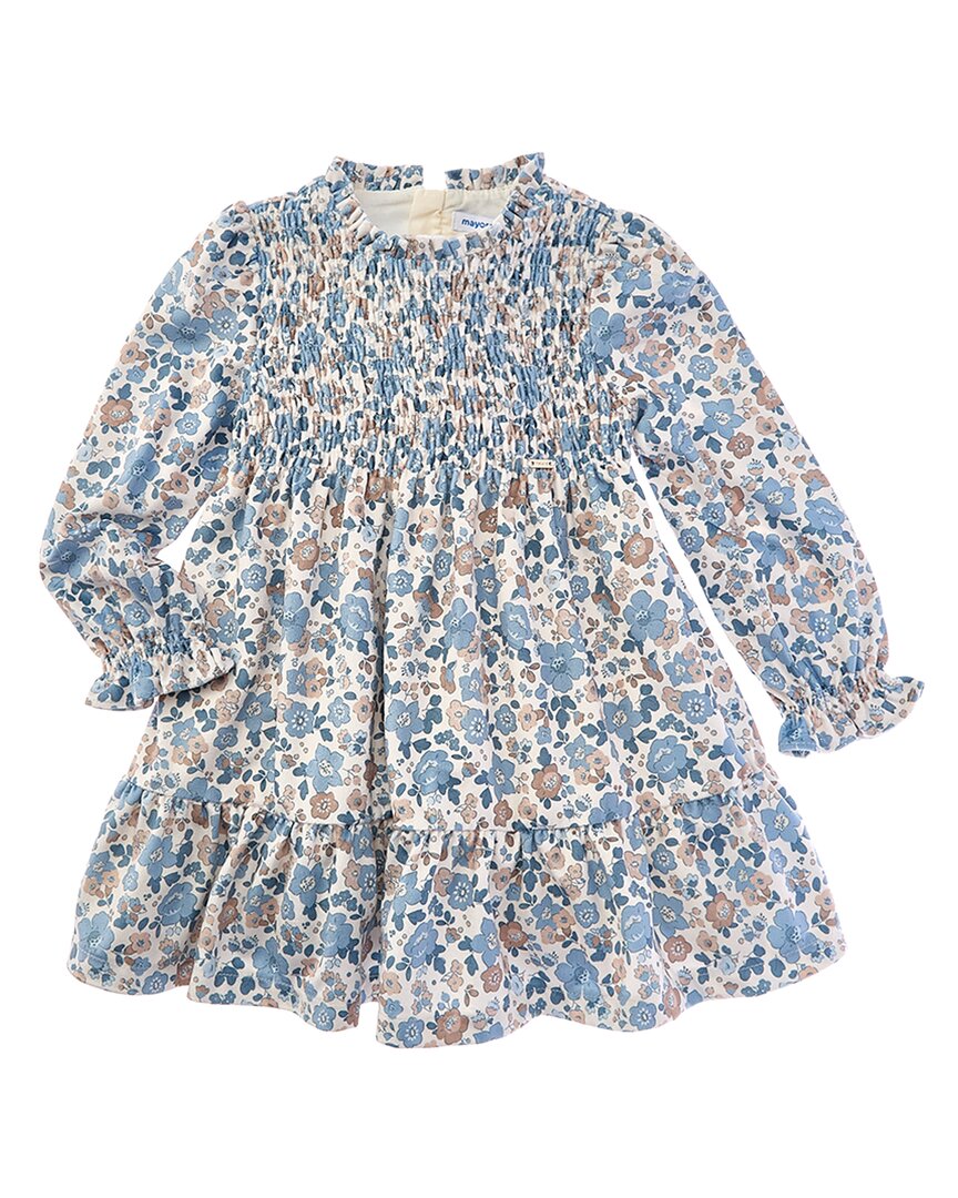 Mayoral Baby Ruffled Velvet Dress